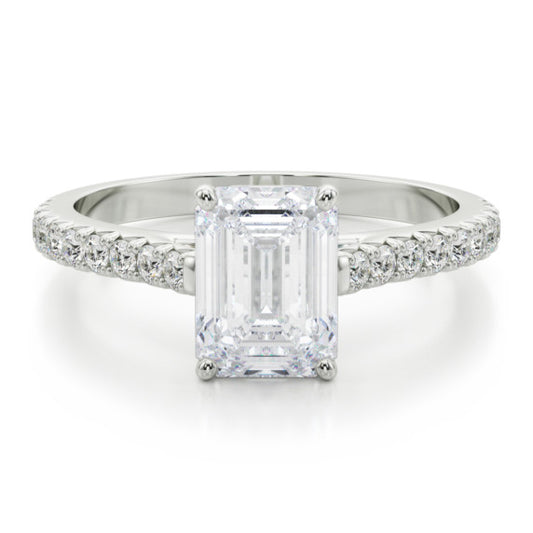 Trinity Lab-Grown Diamond Ring - Main View - Vowmira lab-grown diamond jewelry