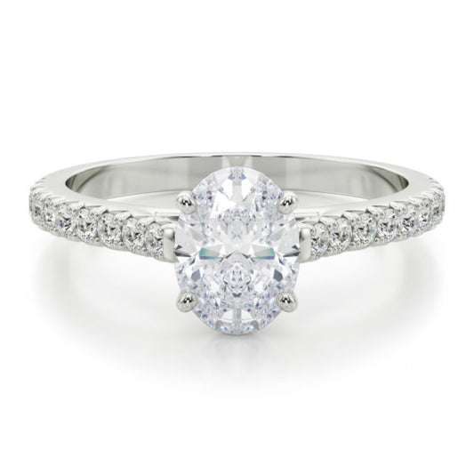Trinity Lab-Grown Diamond Ring - Main View - Vowmira lab-grown diamond jewelry