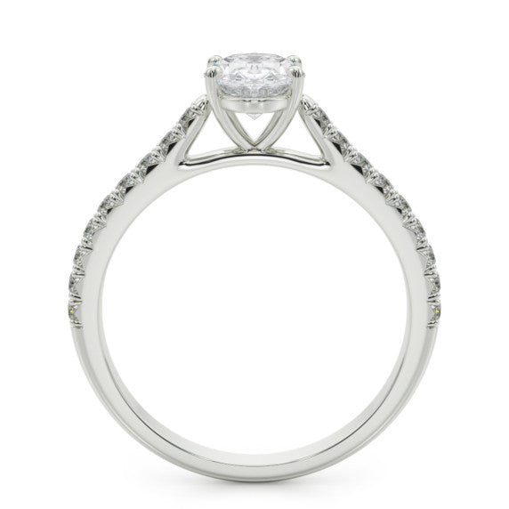 Trinity Lab-Grown Diamond Ring - Detail View - Vowmira lab-grown diamond jewelry