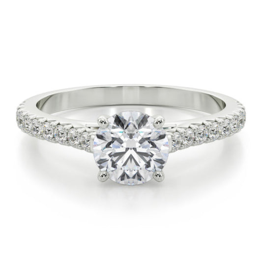 Trinity Lab-Grown Diamond Ring - Main View - Vowmira lab-grown diamond jewelry