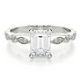Renee Lab-Grown Diamond Ring - Side View - Vowmira lab-grown diamond jewelry