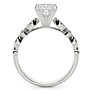 Renee Lab-Grown Diamond Ring - Side View - Vowmira lab-grown diamond jewelry