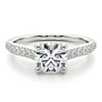 Mary Lab-Grown Diamond Ring - Side View - Vowmira lab-grown diamond jewelry