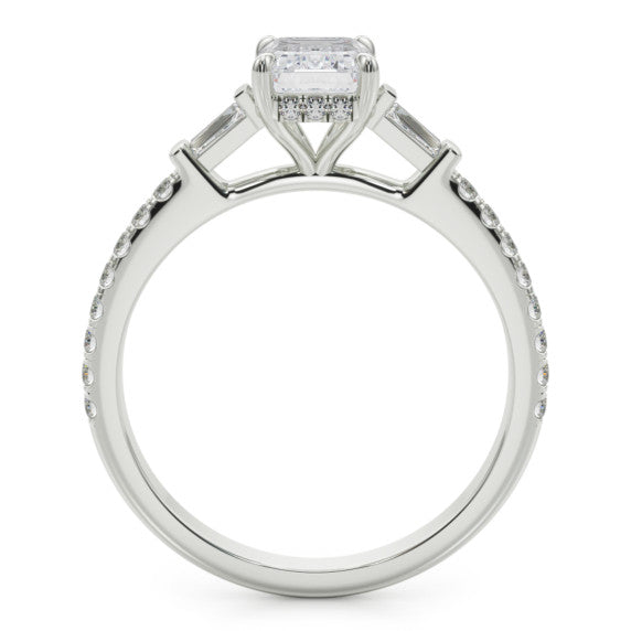Sierra Lab-Grown Diamond Ring - Detail View - Vowmira lab-grown diamond jewelry