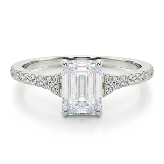 Rose Lab-Grown Diamond Ring - Main View - Vowmira lab-grown diamond jewelry