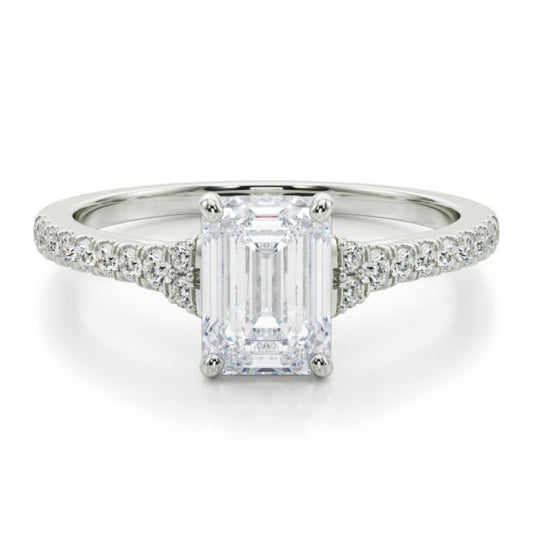 Rose Lab-Grown Diamond Ring - Main View - Vowmira lab-grown diamond jewelry