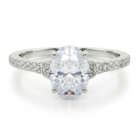 Rose Lab-Grown Diamond Ring - Main View