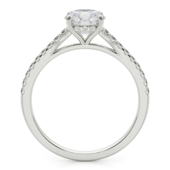 Rose Lab-Grown Diamond Ring - Detail View
