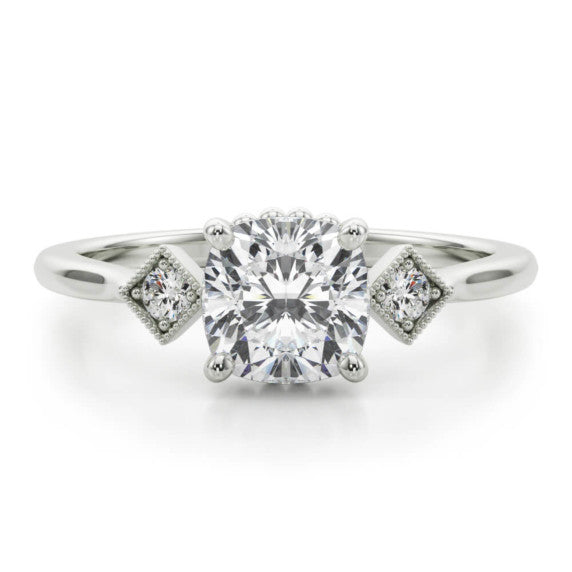 Leslie Lab-Grown Diamond Ring - Main View - Vowmira lab-grown diamond jewelry