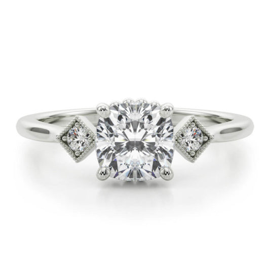 Leslie Lab-Grown Diamond Ring - Main View - Vowmira lab-grown diamond jewelry