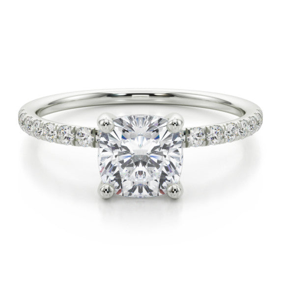 Eleanor Lab-Grown Diamond Ring - Main View - Vowmira lab-grown diamond jewelry