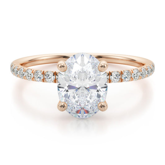 Eleanor Lab-Grown Diamond Ring - Main View - Vowmira lab-grown diamond jewelry