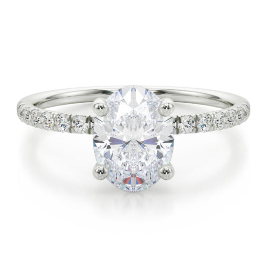 Eleanor Lab-Grown Diamond Ring - Main View - Vowmira lab-grown diamond jewelry