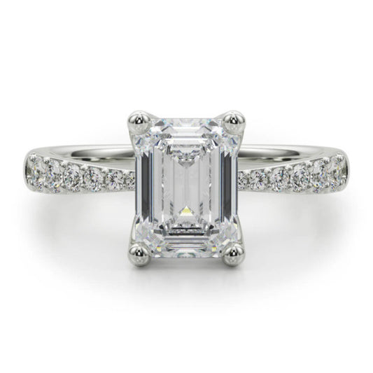 Melina Lab-Grown Diamond Ring - Main View - Vowmira lab-grown diamond jewelry