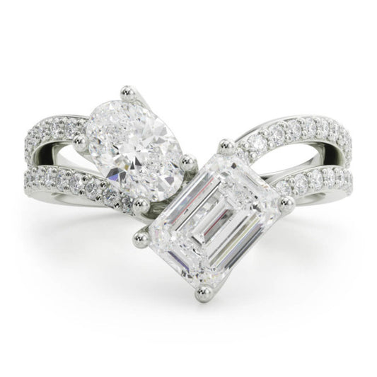 Noemie Lab-Grown Diamond Ring - Main View - Vowmira lab-grown diamond jewelry