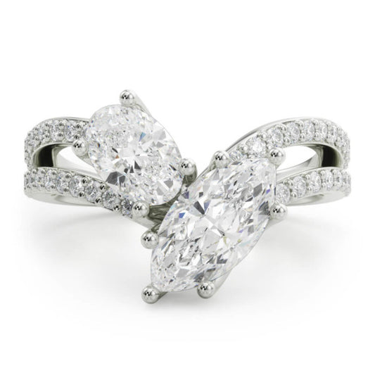 Noemie Lab-Grown Diamond Ring - Main View - Vowmira lab-grown diamond jewelry