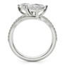 Noemie Lab-Grown Diamond Ring - Side View - Vowmira lab-grown diamond jewelry