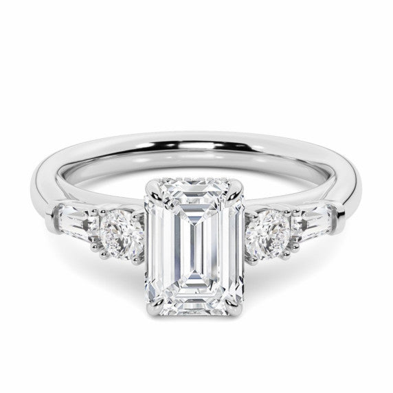 Carissa Lab-Grown Diamond Ring - Main View - Vowmira lab-grown diamond jewelry
