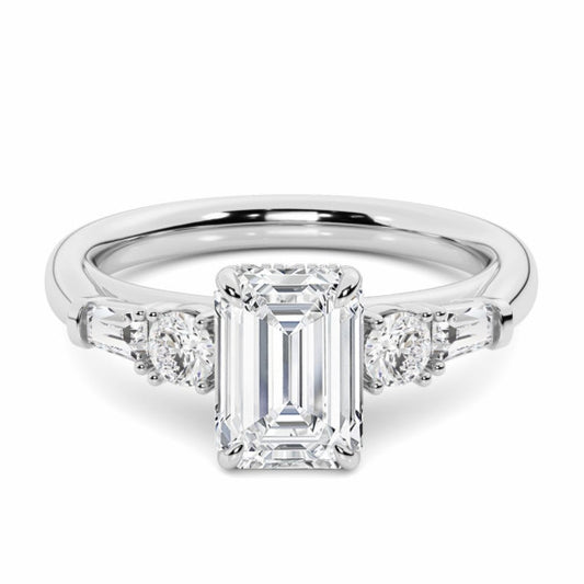 Carissa Lab-Grown Diamond Ring - Main View - Vowmira lab-grown diamond jewelry