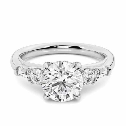 Carissa Lab-Grown Diamond Ring - Main View - Vowmira lab-grown diamond jewelry