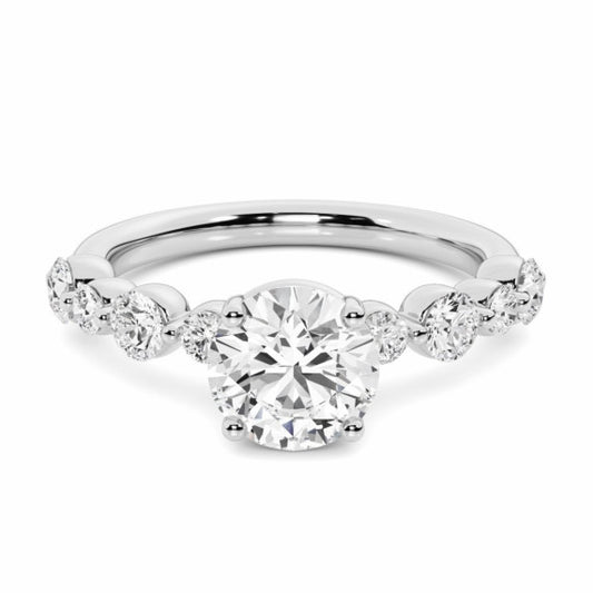 Eva Lab-Grown Diamond Ring - Main View - Vowmira lab-grown diamond jewelry