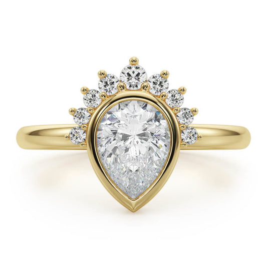Aurelia Lab-Grown Diamond Ring - Main View - Vowmira lab-grown diamond jewelry