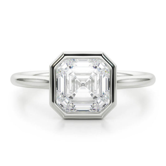 Madeline Halo Lab-Grown Diamond Ring - Main View - Vowmira lab-grown diamond jewelry