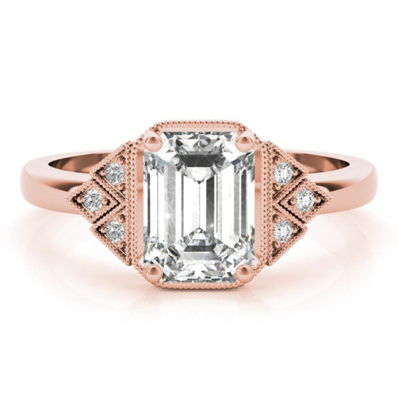 Deco Lab-Grown Diamond Ring - Main View