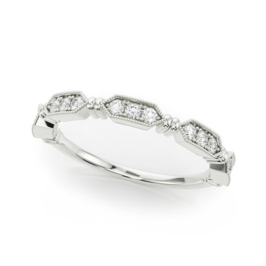 Nellie Lab-Grown Diamond Band - Main View - Vowmira lab-grown diamond jewelry
