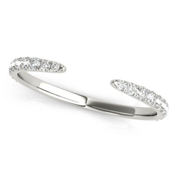 Danica Lab-Grown Diamond Band - Main View - Vowmira lab-grown diamond jewelry