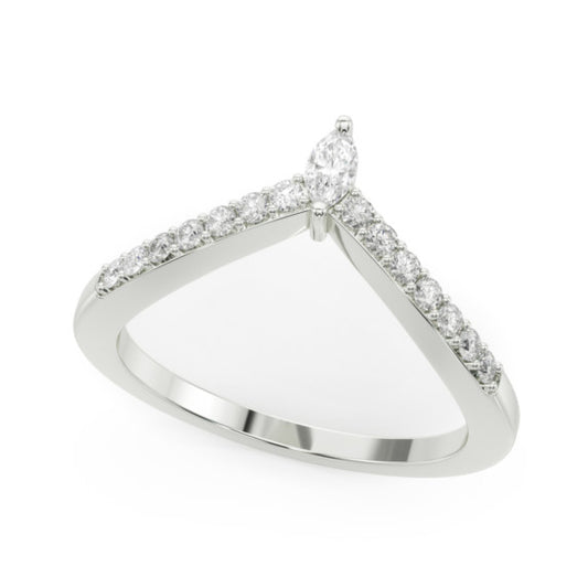 Amina Unique Lab-Grown Diamond Band - Main View - Vowmira lab-grown diamond jewelry