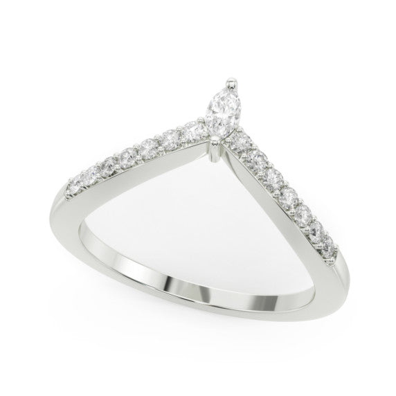 Amina Lab-Grown Diamond Band - Main View - Vowmira lab-grown diamond jewelry