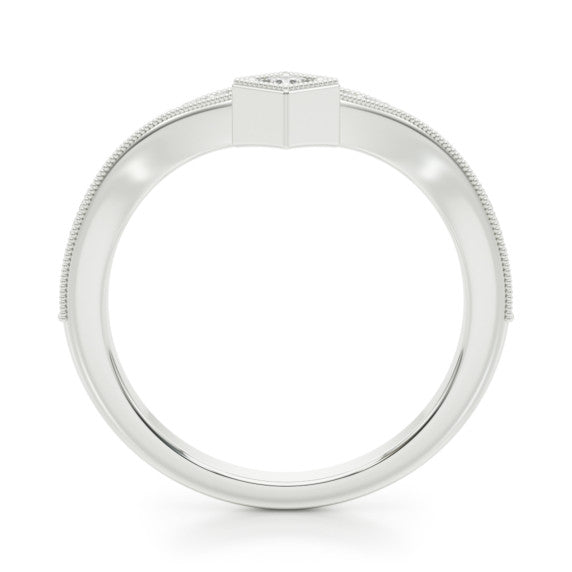 Enid Lab-Grown Diamond Band - Detail View - Vowmira lab-grown diamond jewelry