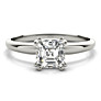 Classic Solitaire Halo Lab-Grown Diamond Ring - View 2 - Vowmira lab-grown diamond jewelry