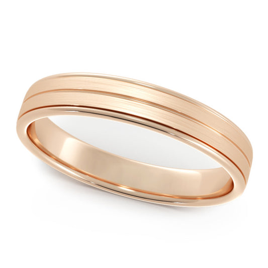 Nathan Lab-Grown Diamond Men's Band - Main View - Vowmira lab-grown diamond jewelry
