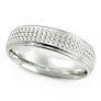 Alex 6mm Lab-Grown Diamond Men's Band - View 2 - Vowmira lab-grown diamond jewelry