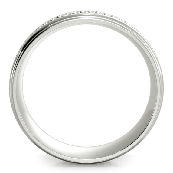Alex 6mm Lab-Grown Diamond Men's Band - Detail View