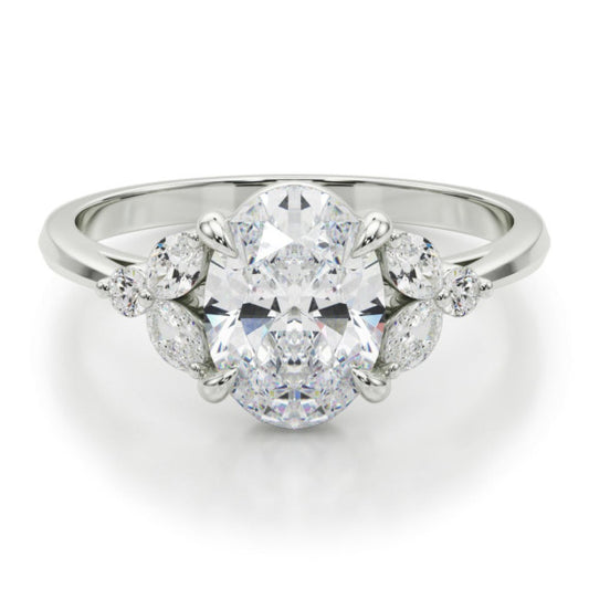 Camilla Lab-Grown Diamond Ring - Main View - Vowmira lab-grown diamond jewelry