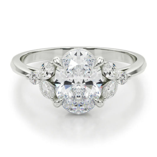 Camilla Lab-Grown Diamond Ring - Main View - Vowmira lab-grown diamond jewelry