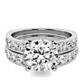 Aegis Lab-Grown Diamond Bridal Set - Detail View - Vowmira lab-grown diamond jewelry