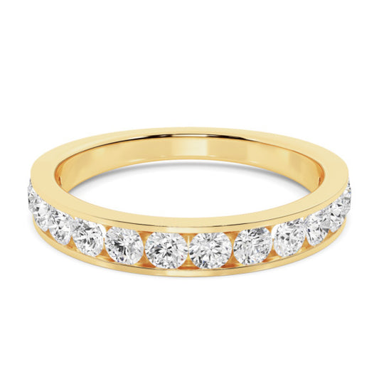 Aegis Lab-Grown Diamond Band - Main View - Vowmira lab-grown diamond jewelry