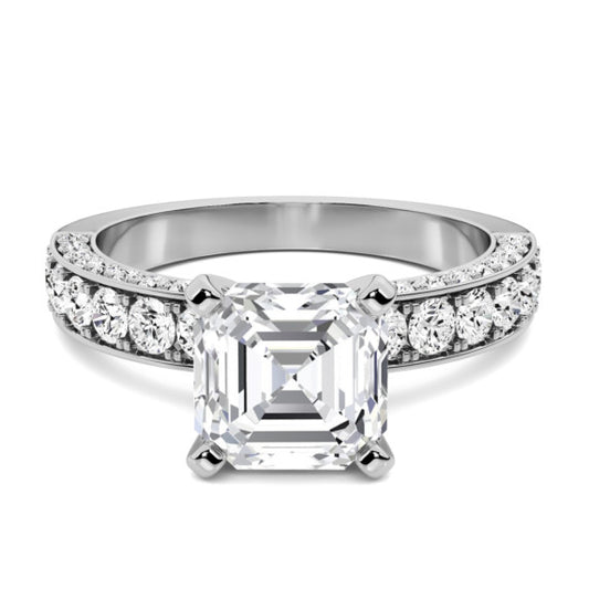 Aura Lab-Grown Diamond Ring - Main View - Vowmira lab-grown diamond jewelry