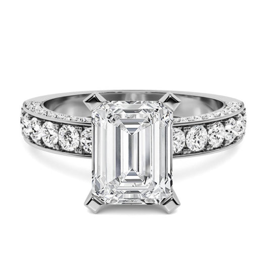 Aura Lab-Grown Diamond Ring - Main View - Vowmira lab-grown diamond jewelry