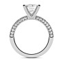 Aura Lab-Grown Diamond Ring - Side View - Vowmira lab-grown diamond jewelry