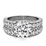 Aura Lab-Grown Diamond Bridal Set - Detail View - Vowmira lab-grown diamond jewelry