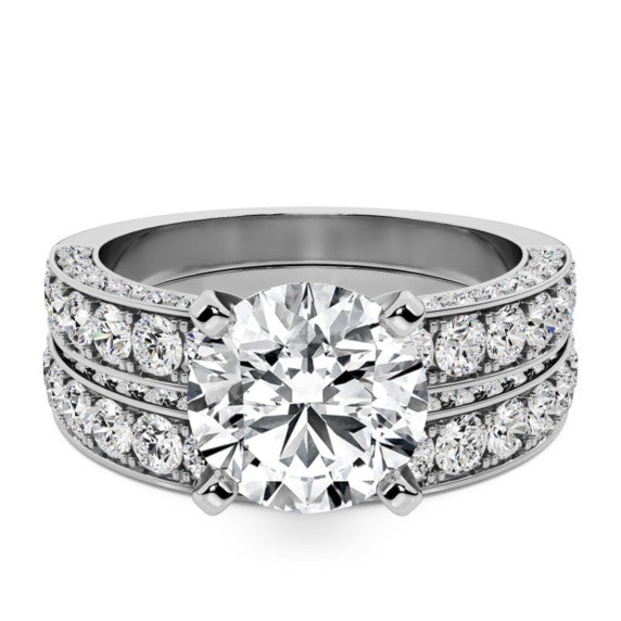 Aura Lab-Grown Diamond Bridal Set - Main View