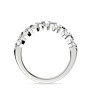 2 ct. tw. Round 7 Stone Comfort Lab-Grown Diamond Ring - View 2 - Vowmira lab-grown diamond jewelry