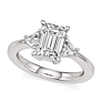 Tempest Lab-Grown Diamond Ring - Side View - Vowmira lab-grown diamond jewelry