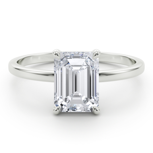 June Lab-Grown Diamond Ring - Main View - Vowmira lab-grown diamond jewelry