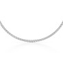 20 ct. tw. Round Lab-Grown Diamond Tennis Necklace in 14k White Gold - View 2